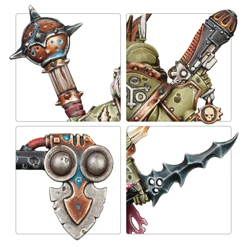 Plague marines, death guard, warhammer 40k, games workshop, model 43-55